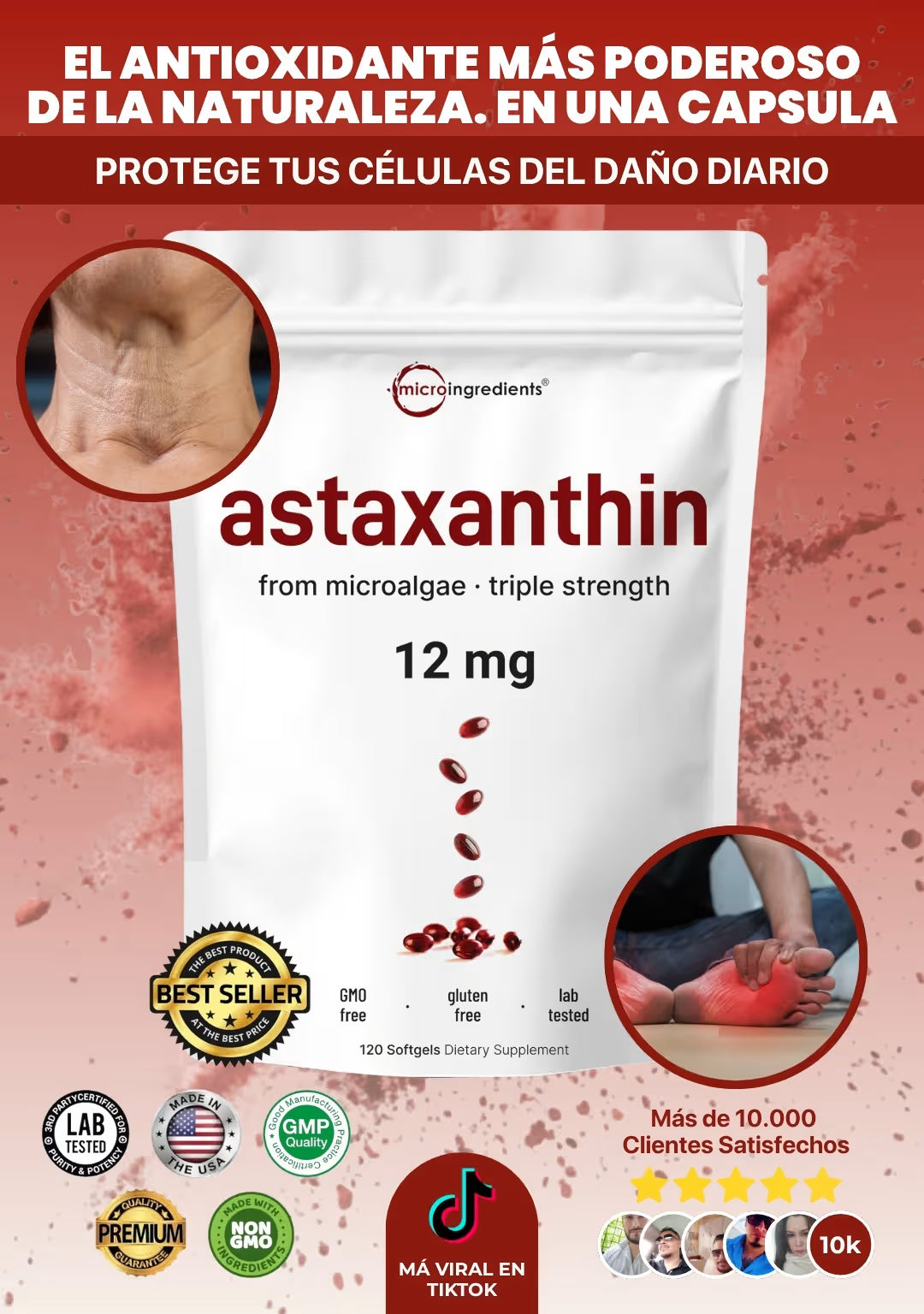 Astanxantina premium microingredientes